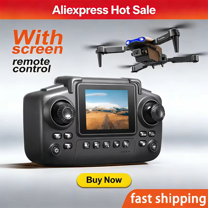Drone Surveying - 2026 Professionelle 6K-Weitwinkel-Drohne E88 mit Bildschirm,