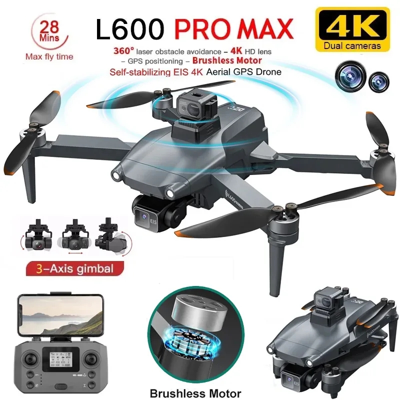Drone Surveying - L600 PRO MAX GPS Drone Professionelle